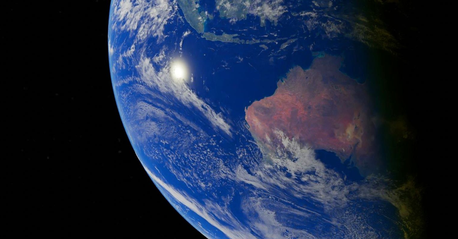 Australia viewed from space